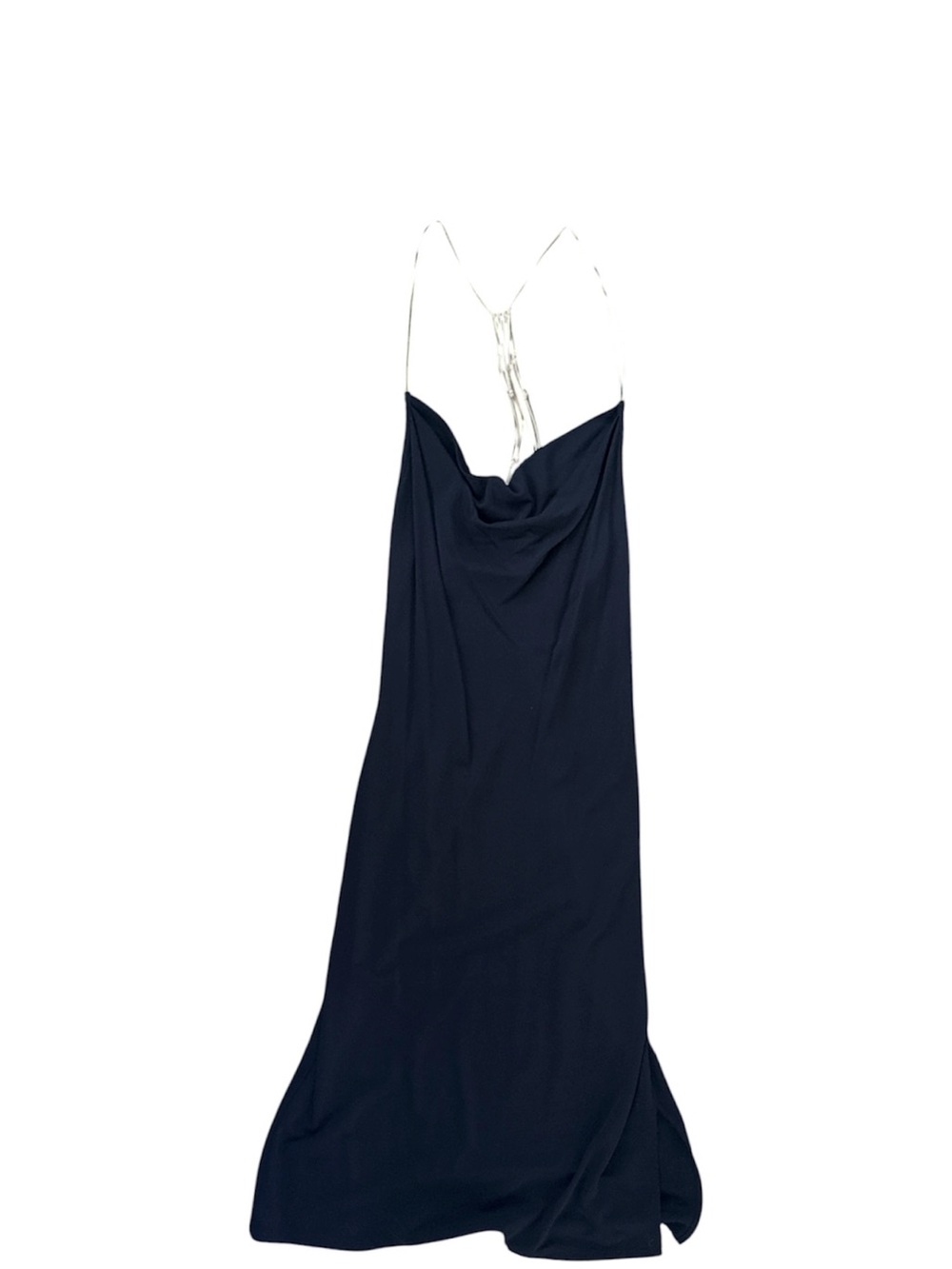 BCBGMAXAZRIA Cowl Neck Mini Dress in Blue Size Medium Like New
